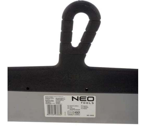 Шпатель NEO Tools 450 мм, нержавеющая сталь 50-305