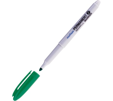 Перманентный маркер Munhwa зеленый, пулевидный, 1,5мм FPM-04