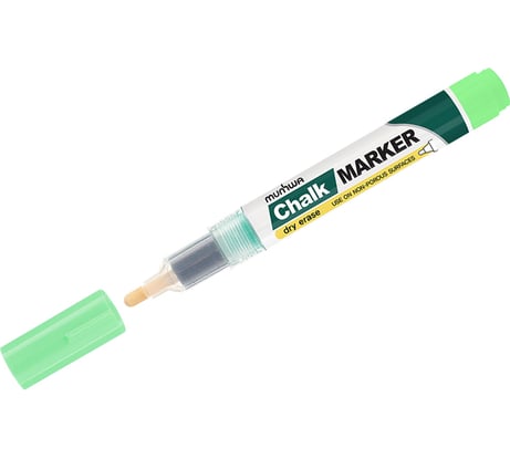 Меловой маркер Munhwa Chalk Marker CM-04 зеленый, 3мм
