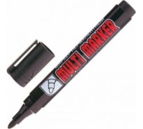 Перманентный маркер Munhwa Crown Multi Marker черный, пулевидный, 3мм CPM-800