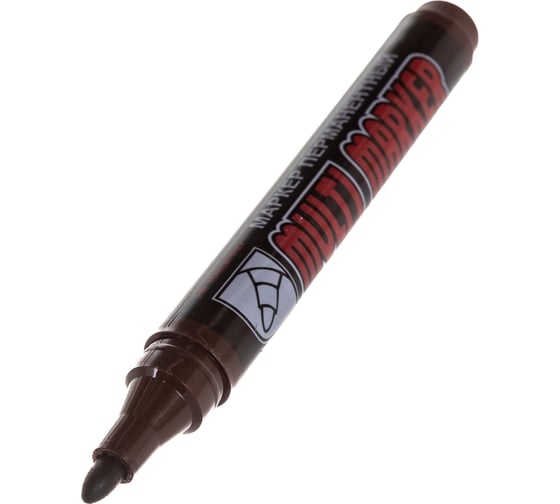 Перманентный маркер Munhwa Crown Multi Marker коричневый, пулевидный, 3мм CPM-800