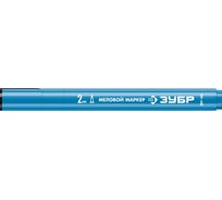 Меловой маркер ЗУБР Профессионал ММ-400 синий, 2 мм, круглый 06332-7
