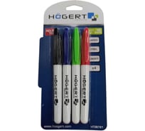 Набор перманентных маркеров HOEGERT TECHNIK 4 шт. HT3B781