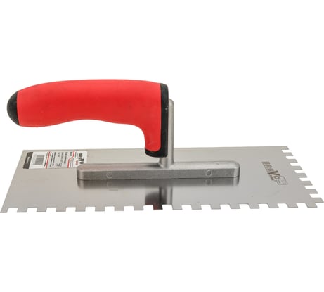 Гребёнка из нержавеющей стали с ручкой COMENSAL BRAVO SOFT 130х270 8х8 904-00