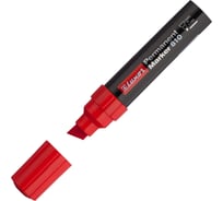 Маркер перманентный промышленный Luxor "810" красный, скошенный, 14мм, 1 шт. 3173