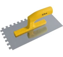 Гладилка зубчатая Inwork 280x130 мм, зуб 10x10 мм, пластиковая ручка 05139
