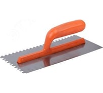 Гладилка зубчатая Inwork 280x130 мм, зуб 6x6 мм, пластиковая ручка 05137