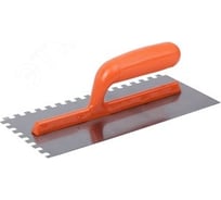 Гладилка зубчатая Inwork 280x130 мм, зуб 8x8 мм, пластиковая ручка 05138