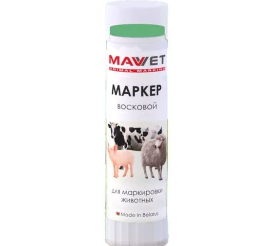 Маркер для маркировки животных MAV VET зеленый, 60 г 335651