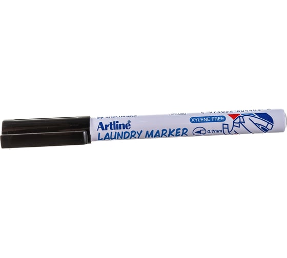 Промышленный маркер по ткани до 95C Artline Laundry Marker, чёрный EK750-403