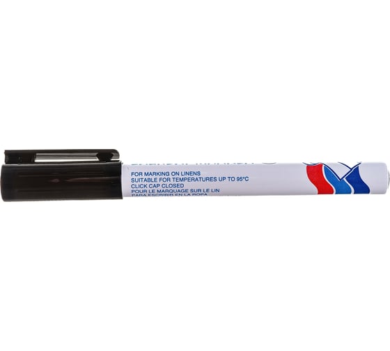 Промышленный маркер по ткани до 95C Artline Laundry Marker, чёрный EK750-403