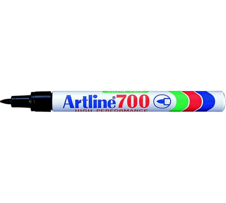 Перманентный маркер с тонким наконечником Artline 0,7 мм 700, чёрный EK700-007