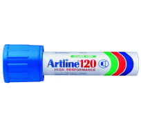 Гигантский промышленный заправляемый маркер с широким наконечником 20 мм Artline 120, синий EK120-056