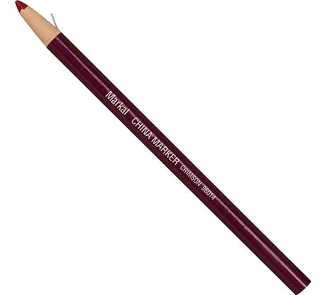 Промышленный восковой самозатачивающийся карандаш Markal China Marker, пунцовый 96014