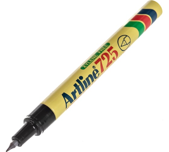 Перманентный маркер с тонким наконечником Artline 0,4 мм 725, чёрный EK725-298