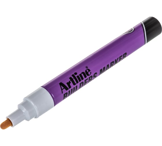 Перманентный строительный маркер краска Artline Builders Marker, белый EKPRBDM-135