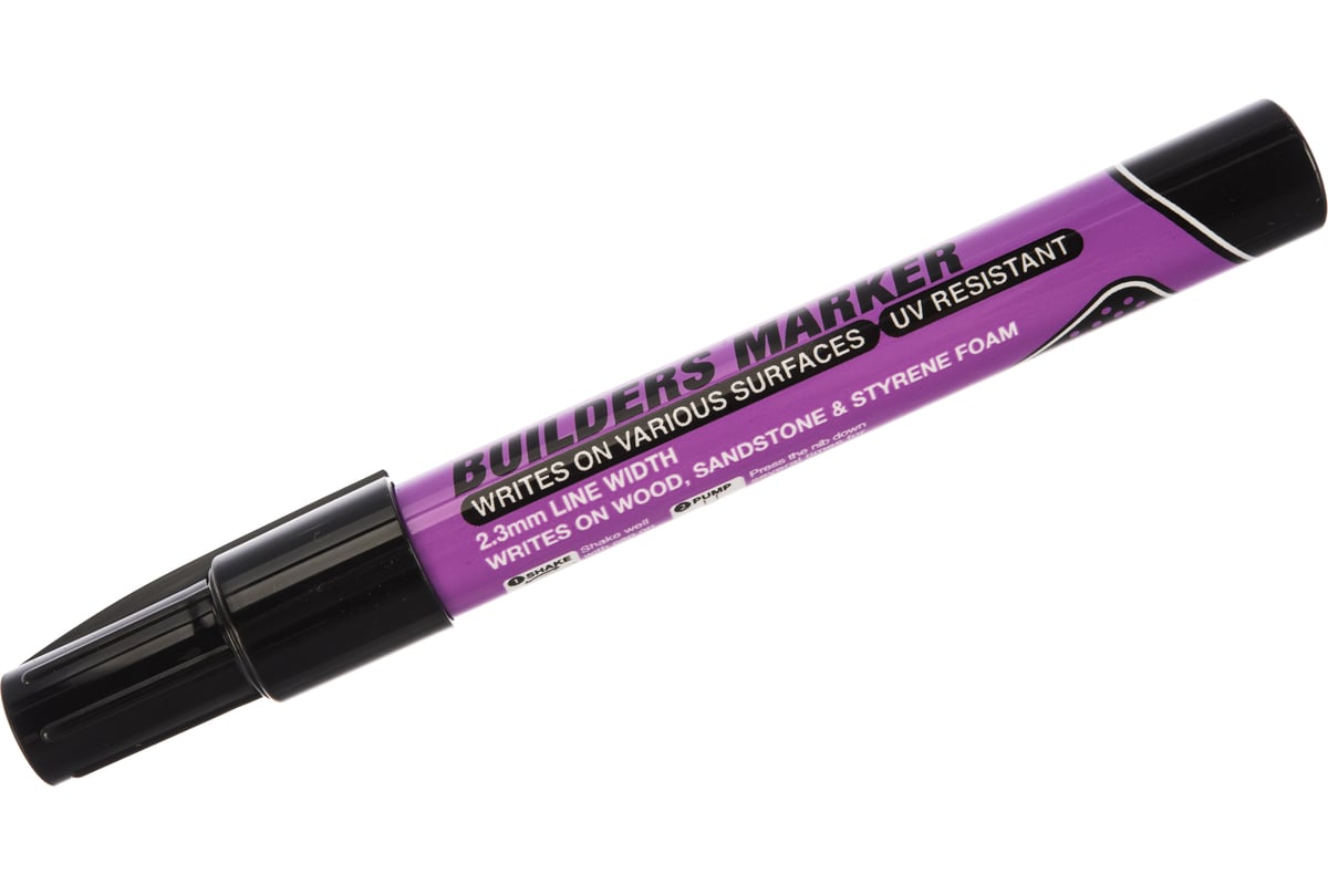 Перманентный строительный маркер краска Artline Builders Marker 2,3 мм ...