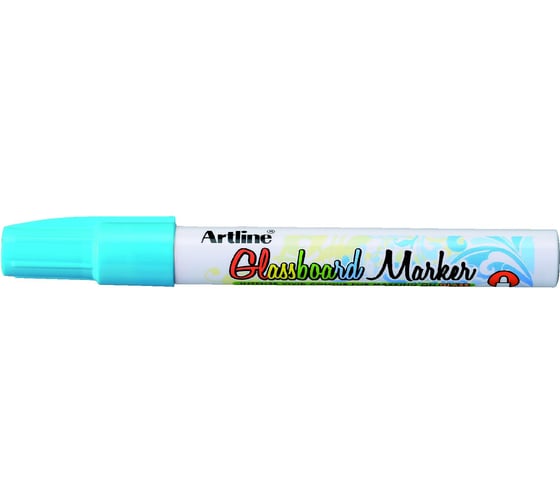 Маркер краска для оформления витрин, Artline Glassboard, 2,0 мм, голубой EPG4-369 1