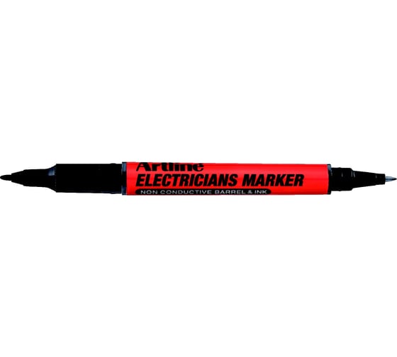 Маркер для кабеля двухсторонний Artline Electricians Marker  0,4-1,0 мм, чёрный EKPELFT-180