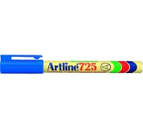 Перманентный маркер с тонким наконечником Artline 0,4 мм 725, синий EK725-304