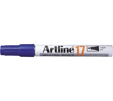 Индустриальный перманентный быстросохнущий маркер Artline 1,5 мм Industrial Marker, синий EK17-079