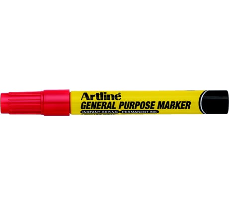 Промышленный универсальный маркер Artline 1,5 мм General Purpose Marker, красный EKPGPM-074