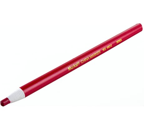 Промышленный восковой самозатачивающийся карандаш Markal China Marker, красный 96012