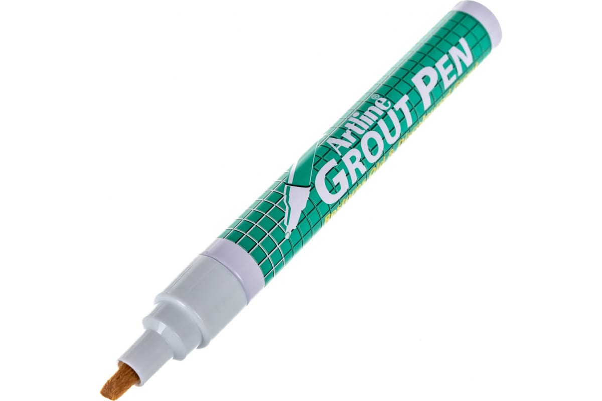 Краска для плиточных швов. Маркер краска для плиточных швов Artline Grout Pen 2-4 мм серый ek419-436.
