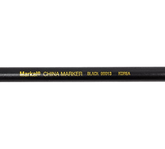 Промышленный восковой самозатачивающийся карандаш Markal China Marker, чёрный 96013