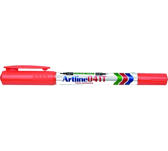 Перманентный двухсторонний маркер Artline 0,4-1,0 мм Twin, оранжевый EK41T-459 1