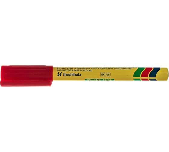 Перманентный маркер с тонким наконечником Artline 0,4 мм 725, красный EK725-311