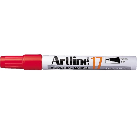 Индустриальный перманентный быстросохнущий маркер Artline Industrial Marker 1,5 мм, красный EK17-086