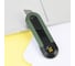 Технический строительный канцелярский нож DELI "Home Series Green" HT4007L ширина лезвия 12мм, эксклюзивный дизайн, корпус из высококачественного софттач пластика 151596 3