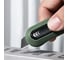 Технический строительный канцелярский нож DELI "Home Series Green" HT4007L ширина лезвия 12мм, эксклюзивный дизайн, корпус из высококачественного софттач пластика 151596 4