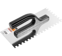 Гладилка STARTUL MASTER нержавеющая сталь, 130x270 мм, зуб 6x6 мм ST1050-26