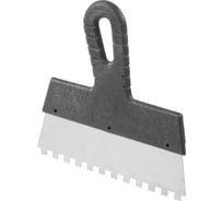 Фасадный зубчатый шпатель STARTUL MASTER нержавеющая сталь, 200 мм, зуб 8x8 мм ST1004-2008