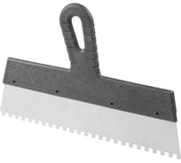 Фасадный зубчатый шпатель STARTUL MASTER нержавеющая сталь, 300 мм, зуб 6x6 мм ST1004-3006