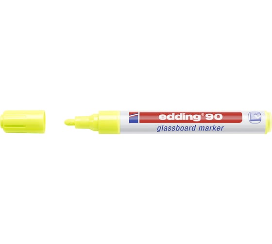 Маркер для стеклянных досок Edding E-90/005 жёлтый 2-3 мм круглый наконечник 719675
