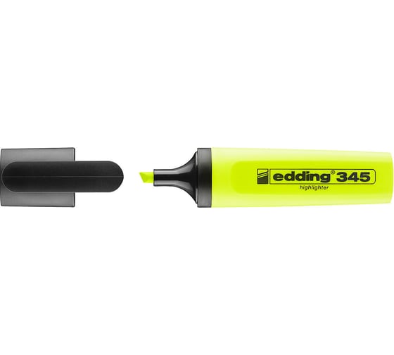 Заправляемый текстовыделитель, клиновидный наконечник Edding 2-5 мм Желтый, E-345/5 1