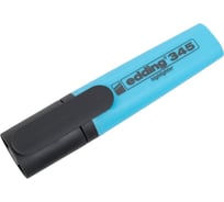 Заправляемый текстовыделитель, клиновидный наконечник Edding 2-5 мм Голубой, E-345/10