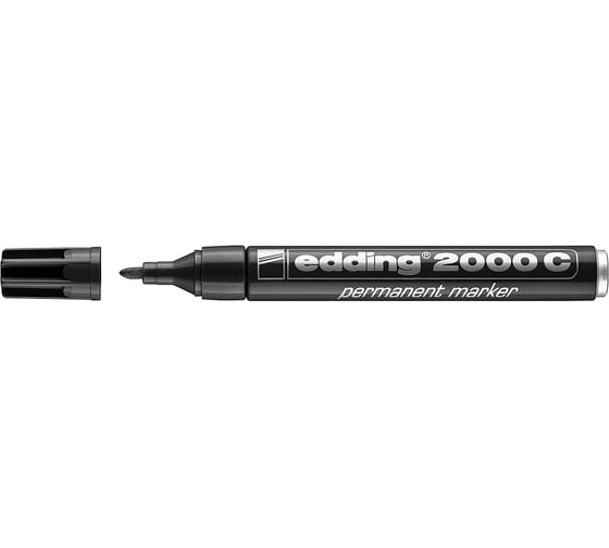 Перманентный маркер для надписей и рисования Edding 1,5-3 мм Черный, E-2000C#1