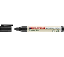 Edding Перманентный маркер EcoLine, 1,5-3 мм, заправляемый Черный, E-21#1
