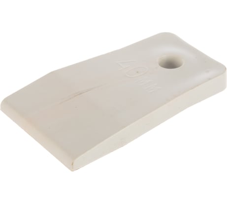 Резиновый белый шпатель 40мм Мелодия цвета 1209104