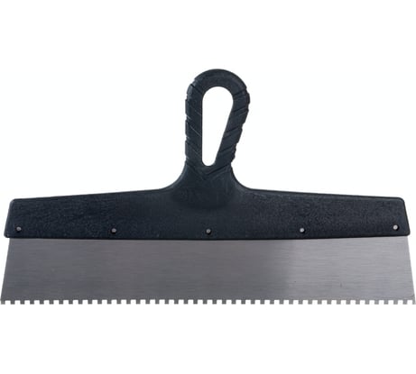 Зубчатый шпатель с антикоррозийным покрытием 350мм зуб 4х4мм Jettools 202-350/4