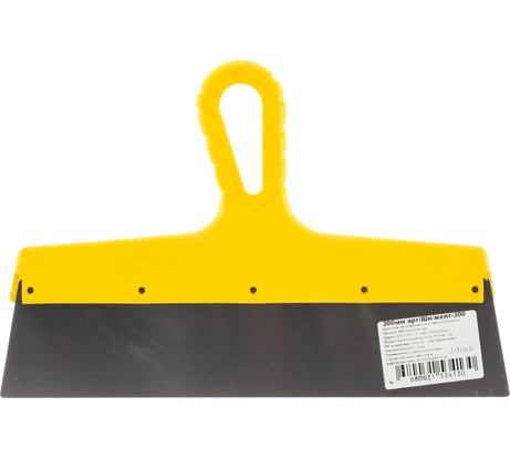 Гладкий шпатель из нержавеющей стали 300мм Jettools желтый Шн/желт-300