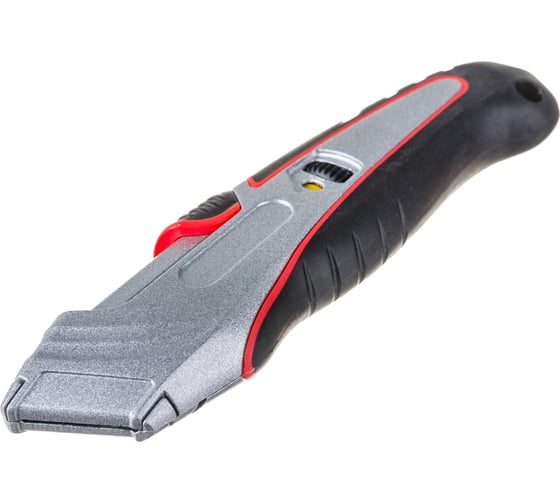 Нож с автоматически возвращающимся трапецевидным лезвием Jettools Jt2010