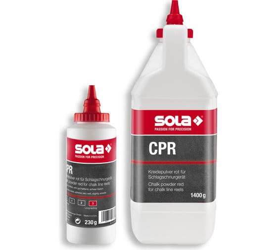 Порошок меловый SOLA красный 1400 г CPR 1400 66152201