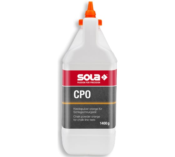 Порошок меловый SOLA оранжевый 1400 г CPO 1400 66152801 1
