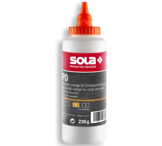 Порошок меловый SOLA оранжевый 230 г CPO 230 66152701