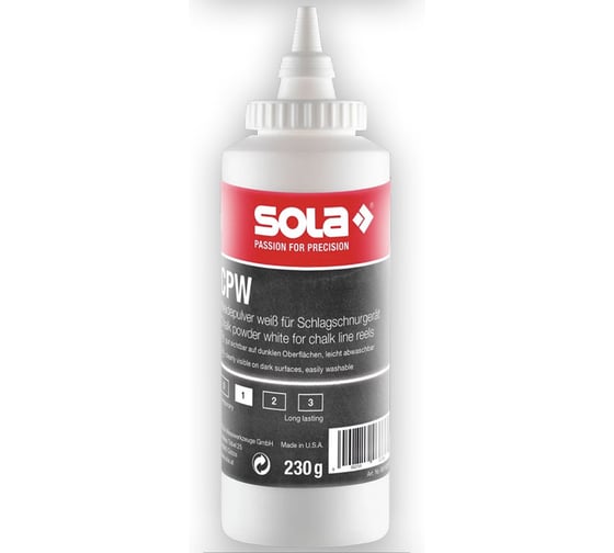 Порошок меловый SOLA белый 230 г CPW 230 66152501